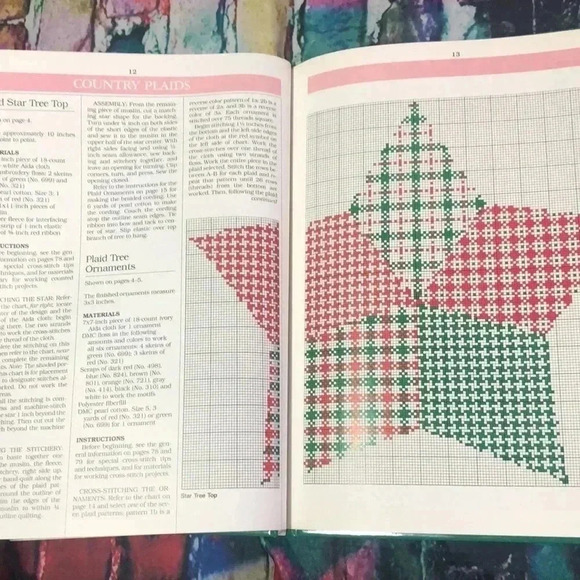 Christmas‎ cross stitch hard back book by better homes and gardens - Picture 5 of 6